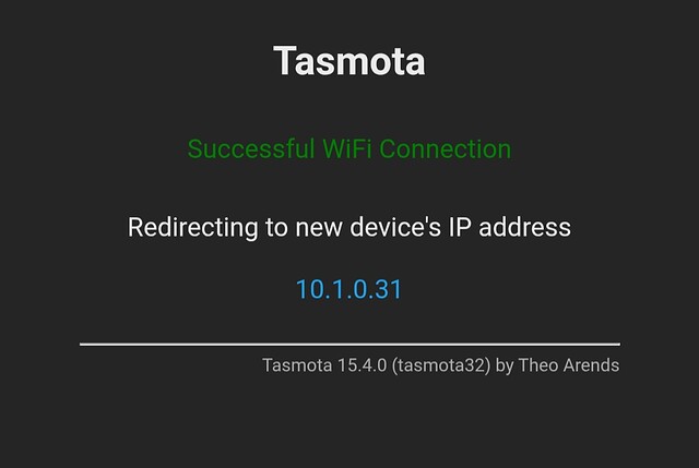 Tasmota wifi